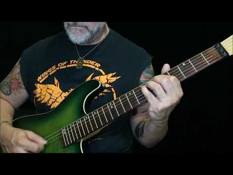 Mark of Cain (Battlesick) guitar lesson (bass explained as well)