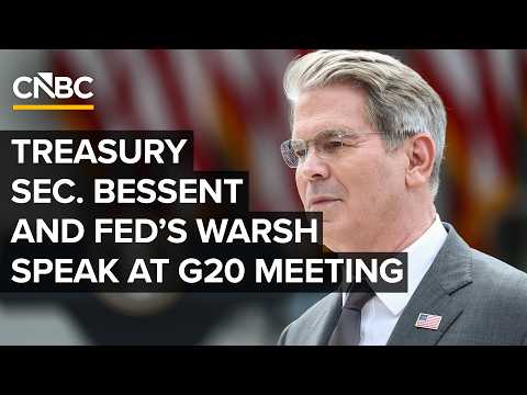 Treasury Secretary Scott Bessent and Fed Chairman Kevin Warsh speak at G20 meeting — 8/31/2026