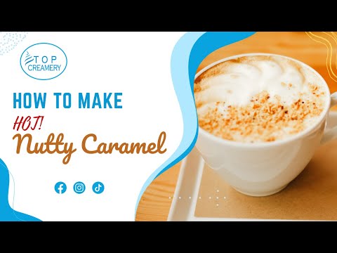 HOW TO MAKE HOT NUTTY CARAMEL LATTE | SALTED CARAMEL LATTE