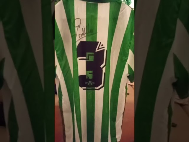 Vídeo relacionado con Copa Football - Camiseta de Fútbol - Hombre - Real Betis 1995 Gordillo - Retro - Manga Corta - Verde/Blanco - 100% poliéster - Talla M