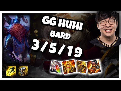 Bard vs Pantheon GG huhi SUPPORT (3/5/19) Gameplay Replay - Patch 10.23