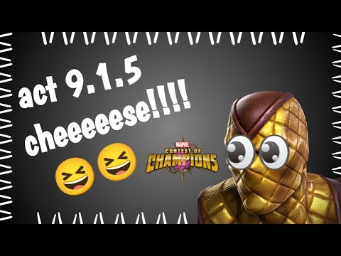 act 9.1.5 *SHOCKER* boss cheeeese!!!!!😆😎 #marvelcontestofchampions #marvelkingsaitama #mcoc #gaming