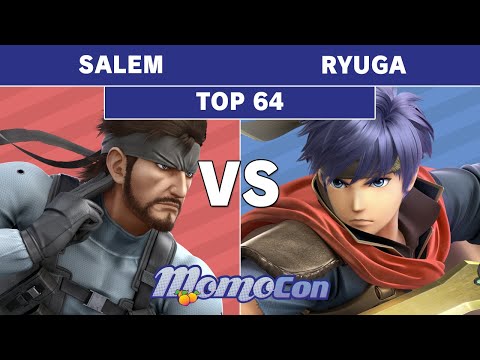 Momocon 2019 Salem (Snake) vs Ryuga (Ike) Top 64 Winners - Smash Ultimate