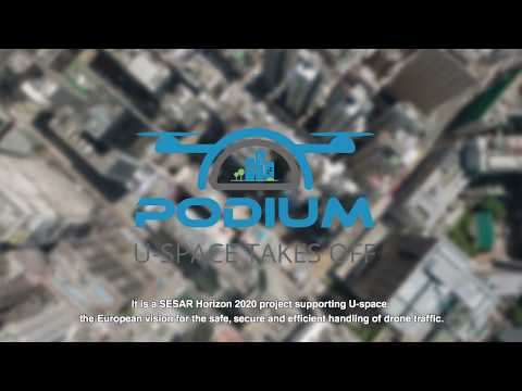 SESAR PODIUM:  demonstrating U space services in four European locations