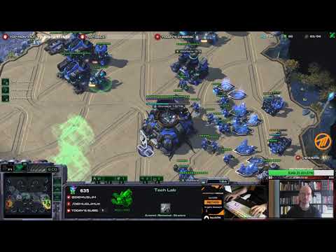 [25.5.20] SC2: LotV (FPVOD) DeMusliM (T) vs Couguar (P) Golden Wall