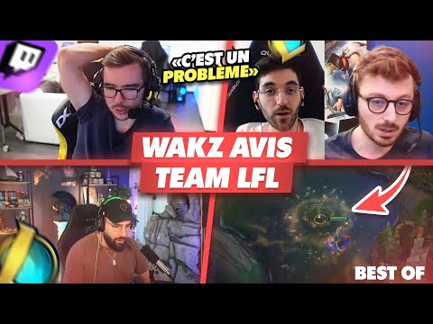 WAKZ PARLE DES ÉQUIPES D'INFLUENCEURS EN LFL, SIXEN ET LA S16 - Best Of LoL #1217 Réactions