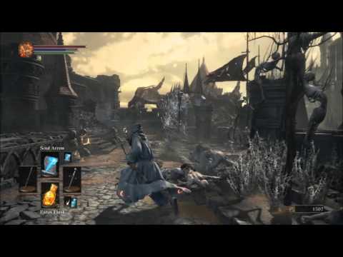 Dark Souls III Gameplay Part 3 Firelink Shrine and High Wall of Lothric | Effin Crossbow!