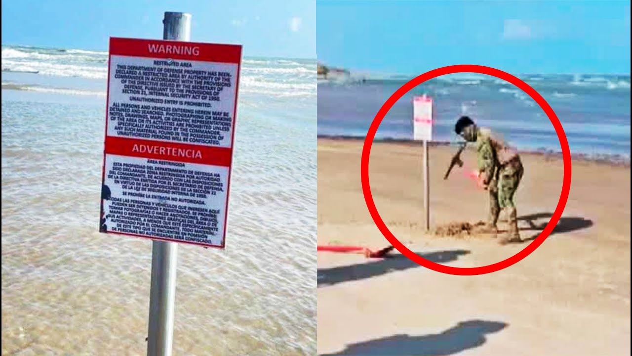 EL MISTERIO de LOS CÁRTELES de ESTADOS UNIDOS que aparecieron en UNA PLAYA de MÉXICO