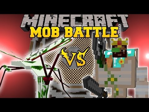PopularMMOs - MANTIS VS DWARF ENGINEER - Minecraft Mob Battles - OreSpawn and Better Dungeons Mods