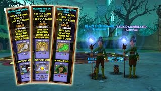 Wizard101: ALL Professor's Hoard Pack Maycast Wands!
