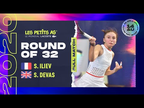 Les Petits As 2020 | Girls Round of 32 | Sarah Iliev vs. Sophya Devas