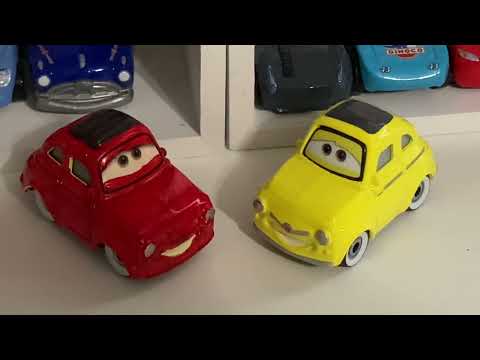 Disney Cars Red Fiat Custom Review! Matteo Maserati