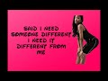 Ann Marie Different Lyrics