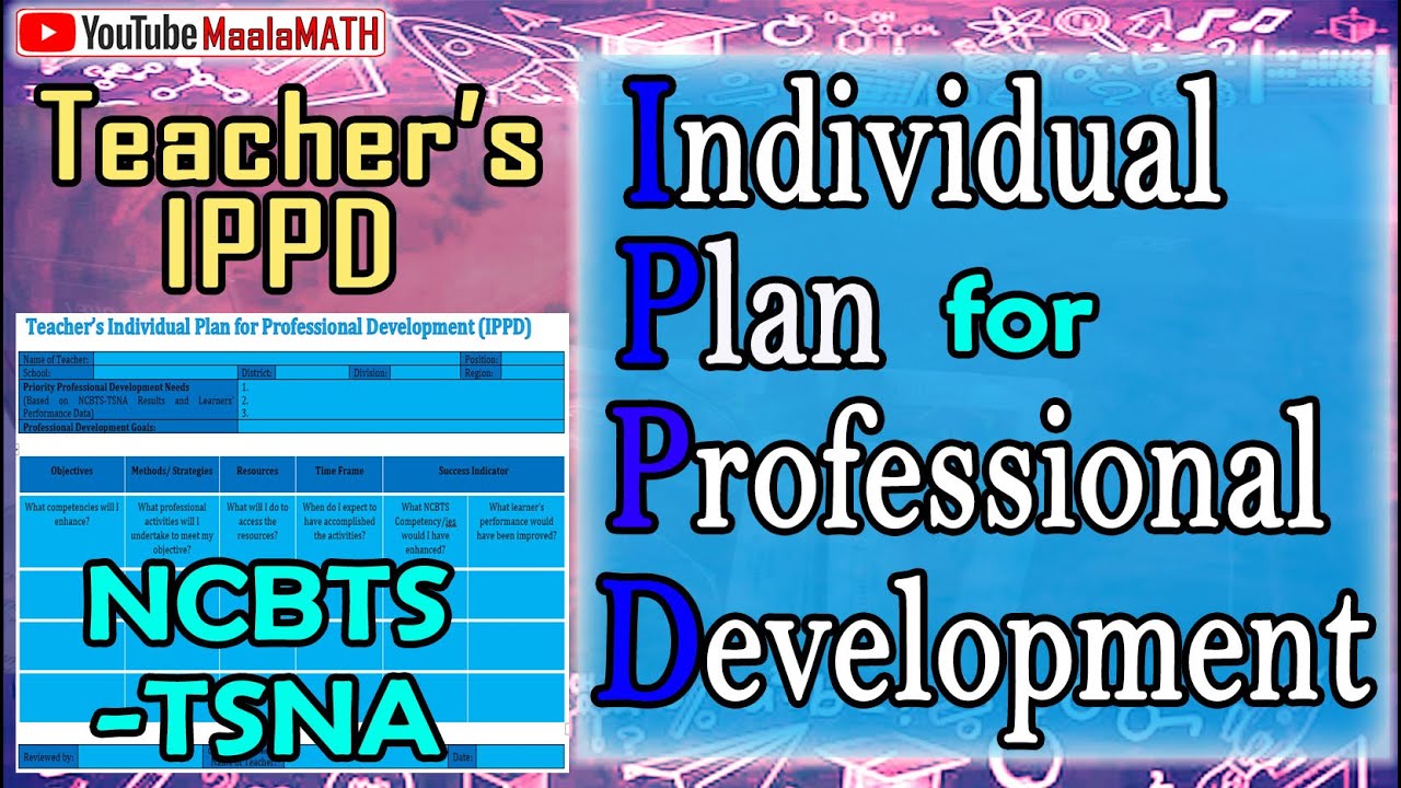 Teacher's Individual Plan for Professional Development (IPPD)