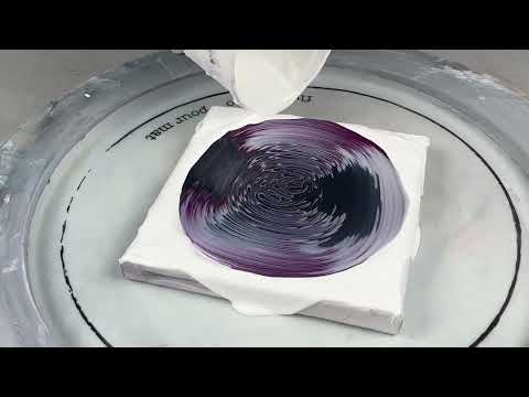 278. Sheleeart Australian Fluid Artist - 6 pouring techniques using the same colour palette