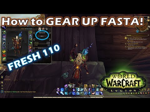 LET'S PLAY WOW LEGION 7.2.5 - GEARING A FRESH 110 [FROST MAGE]
