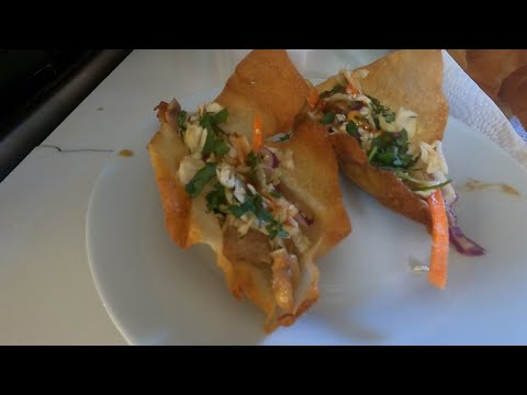 Applebee's Chicken Wonton Tacos Recipe