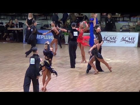 2018 Ukrainian Open | Youth 1 Latin Final Rumba | Bonkovskyy & Vursalova