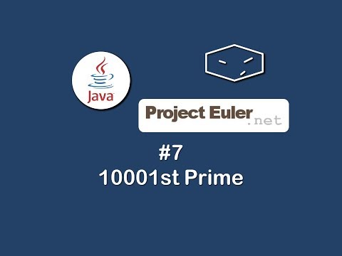proj euler 7 10001st prime in java