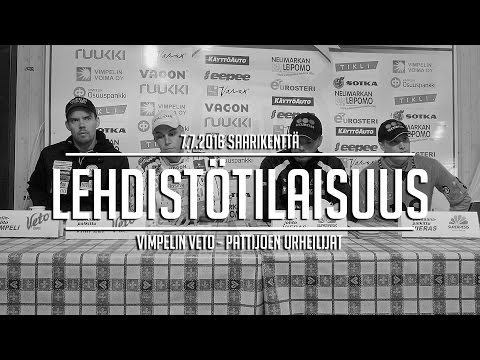 7.7.2016 Veto - PattU lehdistötilaisuus