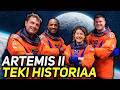 ARTEMIS II ASTRONAUTIT LENSIVÄT KUUN PIMEÄLLE PUOLELLE