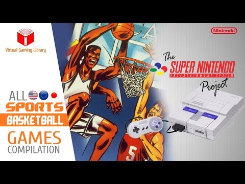 All SNES/Super Nintendo Basketball Games Compilation - Every Game (US/EU/JP)
