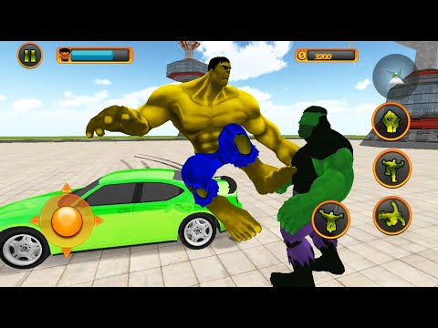 Monster Vs Green Hulk Vs Spider Vs Dead Villains - Incredible Monster Hero Battle - GamePlay HD