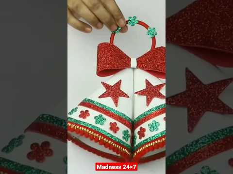 DIY Christmas Bell | how to make christmas Bell | christmas decoration ideas | christmas crafts idea