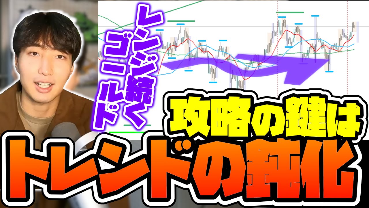 【週刊相場分析】レンジ続くゴールド、攻略の鍵を握るのは移動平均線を使った"あの分析"！【2025/07/21~25分】