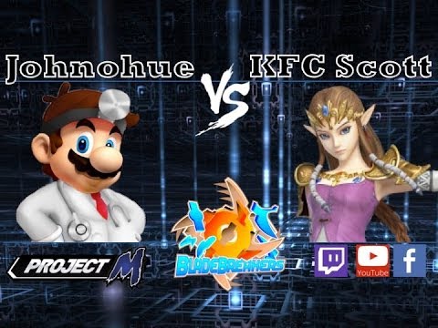 Project M - Johno (Mario/Bowser) vs KFC Scott (Zelda)