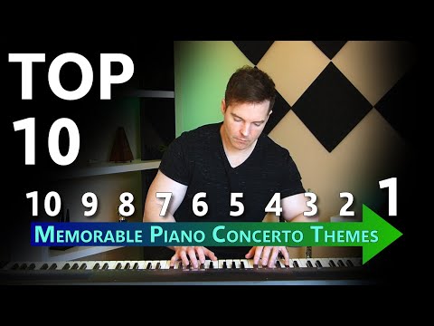 Top 10 Most Memorable Themes | Piano Concertos