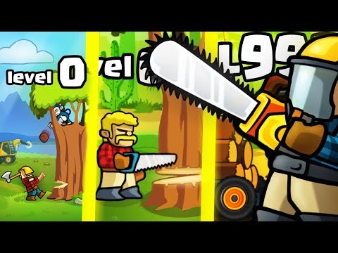 IS THIS THE STRONGEST  LUMBERJACK EVOLUTION? (9999+ ANIMAL LEVEL) l Lumberwhack: Defend the Wild Video