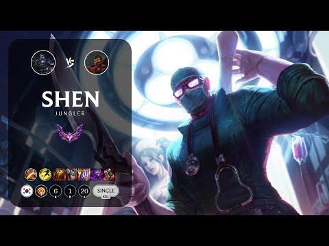 Shen Jungle vs Graves - KR Master Patch 14.7