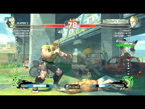 SSF4 AE Sagat (baikurimanda) vs Abel (robin01) Japanese Ranking Match