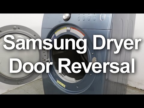 Samsung Dryer Door Reversal - How to Change the Door Swing