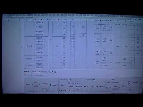 MongoTV_8847 - LOOKING AT GAMER PC HARDWARE - Part 64 - List Of Intel Processors CPU
