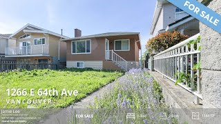 FOR SALE!! 1266 East 64th Ave, Vancouver