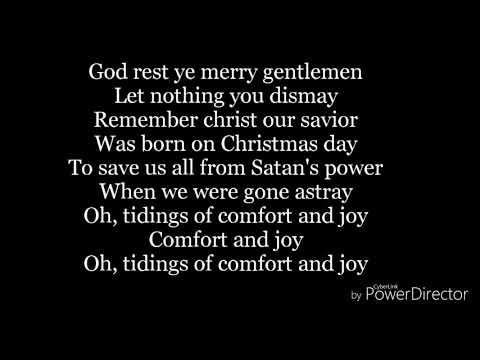 God rest ye merry gentlemen-lyrics-pentatonix