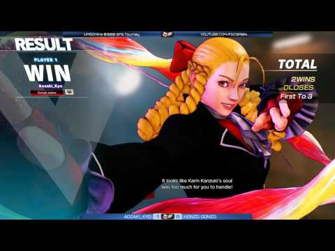 SF5 @ UMGGaming Tourney #1 - Aozaki_Kyo (KA) vs HonzoGonzo (NE) [720p/60fps]