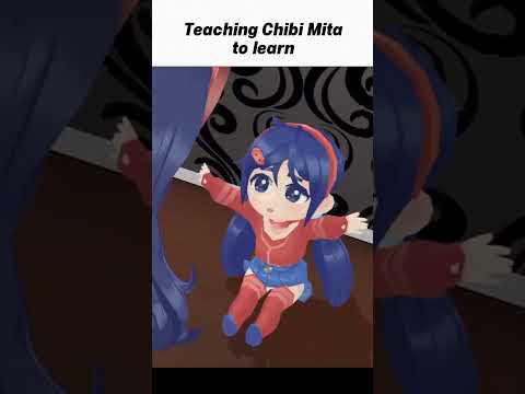 Chibi Mita is not learning 😭🙏🏻 #mita #miside #shorts