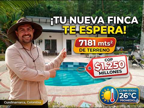 Quinta de descanso en venta a hora y media de Bogotá