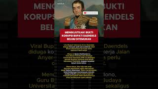 Download lagu Geger Sejarah! Bukti Korupsi Bupati Daendels Belum Ditemukan #sejarahindonesia #viral #videoshort mp3