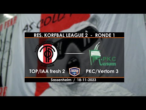 TOP/IAA fresh 2 tegen PKC/Vertom 3 op zaterdag 18 november 2023