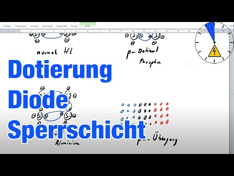 PN Diode Dotierung & Sperrschicht - Kurz und bündig!