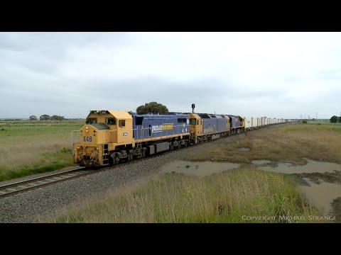 X48 Leading 7902V Mildura Container Train  (10/9/2021) - PoathTV Australian Railways