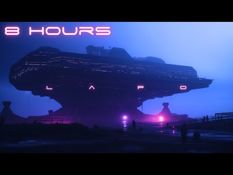 LAPD [8 HOURS]: Blade Runner Ambience | Ultra Relaxing Cyberpunk Ambient Music for Deep Focus