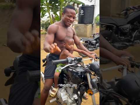 My son is now an anointed biker #viral #bikeride #bike