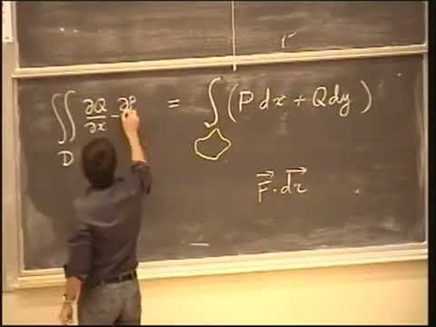 Lecture 20  Green's Theorem   MATH 53 Multivariable Calculus with Edward Frenkel000