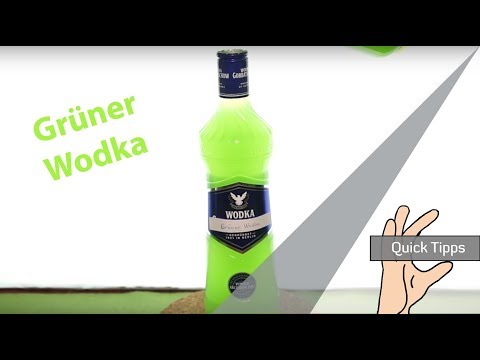 Quick Tipp #9: Grüner-Wodka (Apfel-Waldmeister Vodka): DIY