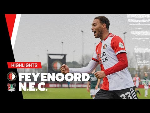 VIER goals van Dessers! | Highlights Feyenoord - N.E.C. | Friendly 2021-2022
